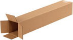 Secure Seal - 4x4x24 Pack of 25 Corrugated Cardboard Packing Shipping Mailing Moving Carton Boxes
