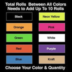 Kenco Color Coding Circle Dot Sticker Labels on a roll (Mix N Match 10 Pack, 1 INCH 1000 Stickers)