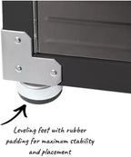 Heavy Duty Storage Solid Stainless Steel Cabinet with Lockable, Adjustable Shelf, Metal Garage Organizer (Graphite, 30" W x 18" D x 72" H)