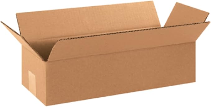 Secure Seal - 16x6x4 Pack of 25 Corrugated Cardboard Packing Shipping Mailing Moving Carton Boxes