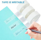 Tape Refills with Dispenser, 24 Roll Invisible Tapes, 3/4 Inch X 1000 in, Gift Wrapping Tapes Supplier for Christmas Home School Office Use