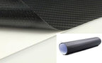 3D Carbon Fiber Vinyl Wrap Sheet – 24" x 60" Black Twill Weave