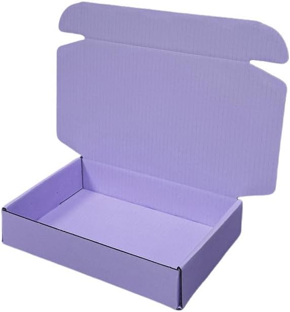 20 Pcs 15.8 x 10.2 x 2 inches Shipping Boxes for Small Business Cardboard Corrugated Mailer Boxes for Shipping Packaging Holidays Craft Gifts Giving Products (Lavender, 15.8 x 10.2 x 2")