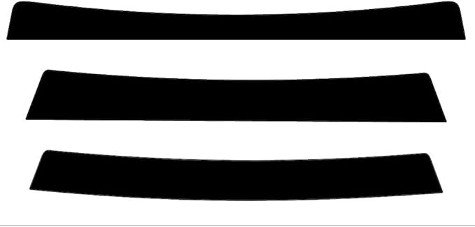 Rvinyl Window Tint Kit Compatible with Dodge Caravan 2001-2007 - Windshield Strip Visor - 5%