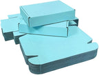 30 Pcs 9.8 x 7.9 x 2.8 inches Shipping Boxes for Small Business Cardboard Corrugated Mailer Boxes for Shipping Packaging Holidays Craft Gifts Giving Products (Sky Blue, 9.8 x 7.9 x 2.8")