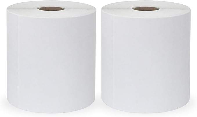 DGBDPACK 4"x6" Direct Thermal Shipping Labels 600 Lables/2 Roll (300 Pcs per Roll) Compatible with Zebra Rollo Beeprt Printer Permanent Adhesive