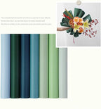 FWSA WRAPS Flower Wrapping Paper Bouquet Purple Waterproof Korean Style Fresh Flowers Bouquet Wrap Gift Packaging Florist Supplies Multi Colors (Color 6 (Purple))