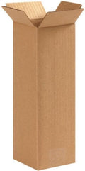 Secure Seal - 4x4x12 Pack of 25 Corrugated Cardboard Packing Shipping Mailing Moving Carton Boxes