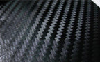 3D Carbon Fiber Film Twill Weave Vinyl Sheet Roll Wrap (96" X 60", Black)
