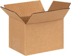 Secure Seal - 6x4x4 Pack of 200 Corrugated Cardboard Packing Shipping Mailing Moving Carton Boxes