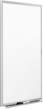 Quartet Whiteboard, Dry Erase Board, Magnetic, 8' x 4', Nano-Clean Surface Resists Ink Stains, Accessory Tray and 1 Dry Erase Marker, Silver Aluminum Frame (SM538)