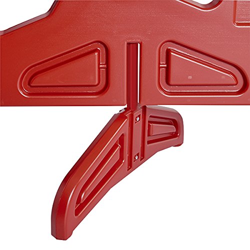 Billboard Barricade 42x96 Plastic Pedestrian Barricade- White