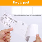 Label KINGDOM Replace DK-1202 White Paper Shipping & Postage Label, 2.4" x 3.9" (62mm x 100mm), 300 Labels Per Roll for Brother QL-800 Label Printer (8 Rolls+ 1 Frame)