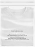 iMailer - 200 Count - 11" x 14" Clear Plastic Poly Bags with Suffocation Warning for Prints, Photos, Documents, Clothing, T-Shirt - Resealable Adhesive,Not Strong