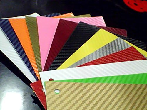 F & B LED LIGHTS White 3D Carbon Fiber Film Twill Weave Vinyl Sheet Roll Wrap (84" X 60", White)