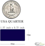 Royal Green Rectangle Sticker Labels 1.57 inch x 0.75 inch Pastel Green (40mm x 19mm) - 2000 Pack