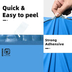 POLYSELLS 500 pcs 12x15.5 Inches Blue Poly Mailers Shipping Envelopes, Strong Adhesive Sealing, Waterproof, and Tear-resistant Postal Mailing Bags for Clothing, Books, and Accessories