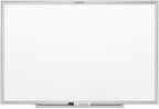 Quartet Magnetic Dry Erase White Board, 48"W x 36"H Whiteboard, Nano-Clean Surface Resists Ink Stains, Silver Aluminum Frame (SM534)