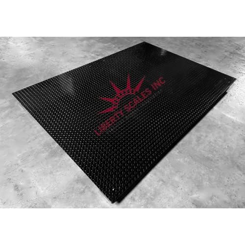 Liberty Scales Heavy Duty Industrial 60" x 84" Floor Scale Accurate Livestock Digital 5’ x 7 Pallet Scales for Warehouse or Shipping Weighing (20,000 Ibs x 5 Ib)