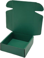 50 Pcs 6.3 x 6 x 1.6 inches Shipping Boxes for Small Business Cardboard Corrugated Mailer Boxes for Shipping Packaging Holidays Craft Gifts Giving Products (Hunter Green, 6.3 x 6 x 1.6")