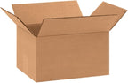 Secure Seal - 11x8x6 Pack of 25 Corrugated Cardboard Packing Shipping Mailing Moving Carton Boxes