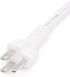 Amazon Basics Extension Cord, 25 Ft, 3 Prong Outlet Extender, Indoor Extension Cord, 13 Amps, 125V, White
