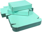 30 Pcs 9.8 x 7.9 x 2.8 inches Shipping Boxes for Small Business Cardboard Corrugated Mailer Boxes for Shipping Packaging Holidays Craft Gifts Giving Products (Mint green, 9.8 x 7.9 x 2.8")