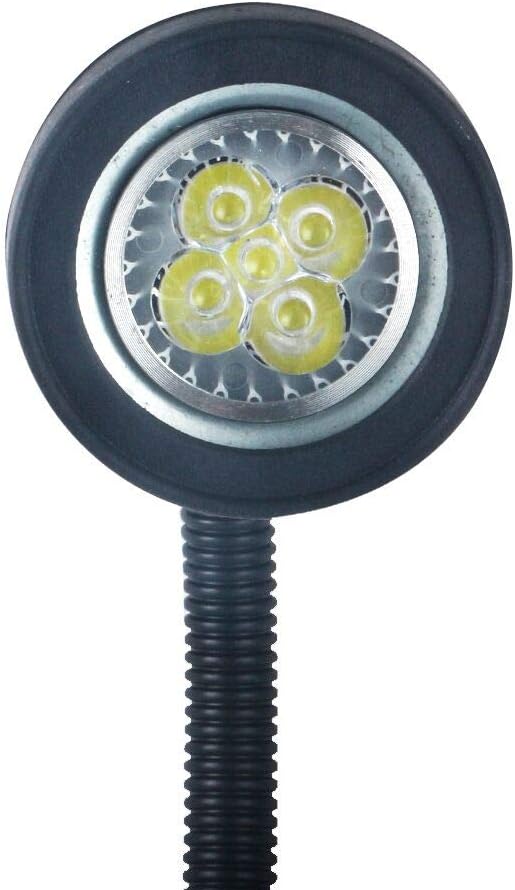Led Machine Work Lights 5W 110V Waterproof IP54 Bolt on Industrial Light with Plus Long Gooseneck Lamp (1000mm)