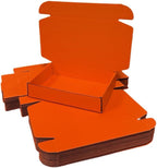 20 Pcs 17.7 x 13.8 x 2.5 inches X-Large Size Corrugated Cardboard Gift Boxes Recyclable Shipping Boxes for Mailing & Holidays, Wedding, Birthday, Gifts Packaging (Orange Red)