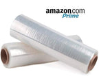 APQ 4 Rolls of Blown Hand Stretch Film 18" x 2000'. Clear Hand Stretch Wrap, 60 Gauge. Tear Resistant Residue Free Film for Moving, Shipping, Wrapping. Industrial Grade Pallet Shrink Wrap Film.