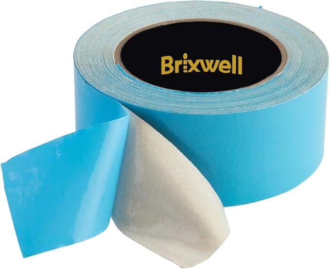 Brixwell 24 Rolls - Blue Double Coated Carpet Tape 2 Inch x 12 Yard Made in The USA