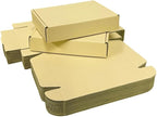 10 Pcs 11.8 x 7.9 x 3.2 inches Corrugated Cardboard Gift Boxes Recyclable Shipping Boxes for Mailing & Holidays, Wedding, Birthday, Gifts Packaging (Butter Yellow, 11.8 x 7.9 x 3.2")