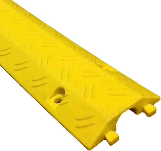 Electriduct Drop Trak Cable & Hose Protector Cord Cover - MINI - Yellow