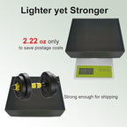 25 Pack 7x6x2'' Small Shipping Boxes, Black Corrugated Cardboard Mailers for Mailing Packaging Business (BK762-25)