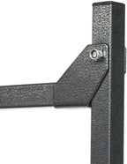 Charcoal Grey with Double Pole Rack, 2.5-Bu (Red or Blue Trim) (Chacoal Grey and Red)