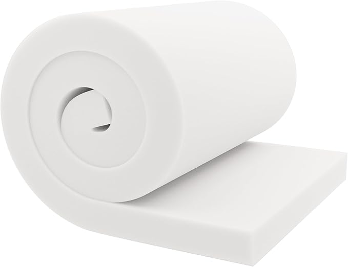GoTo Foam 2" Height x 24" Width x 120" Length 44ILD (Firm) Upholstery Cushion Made in USA