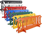 Billboard Barricade 42x96 Plastic Pedestrian Barricade- Red