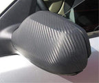 3D Black Carbon Fiber Vinyl Bubble Car Wrap Film Automotive DIY Decals (72" x 60" / 6 FT x 5 FT)