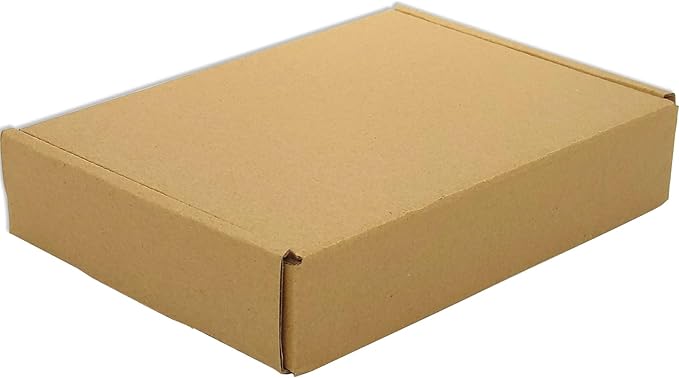 Small Brown Shipping Boxes for Small Business Pack of 25-11x8x2 inches Cardboard Corrugated Mailer Boxes for Shipping Packaging Craft Gifts Giving Products