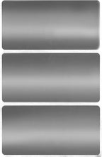 Royal Green Name Tag Stickers in Silver 4 inch x 2" inch (102mm x 51mm) 45 Pack