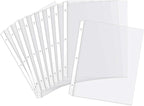 Sheet Protectors, 200 Count Clear Page Protectors for 3 Ring Binder, Top Loading Plastic Sleeves 8.5 x 11 inch