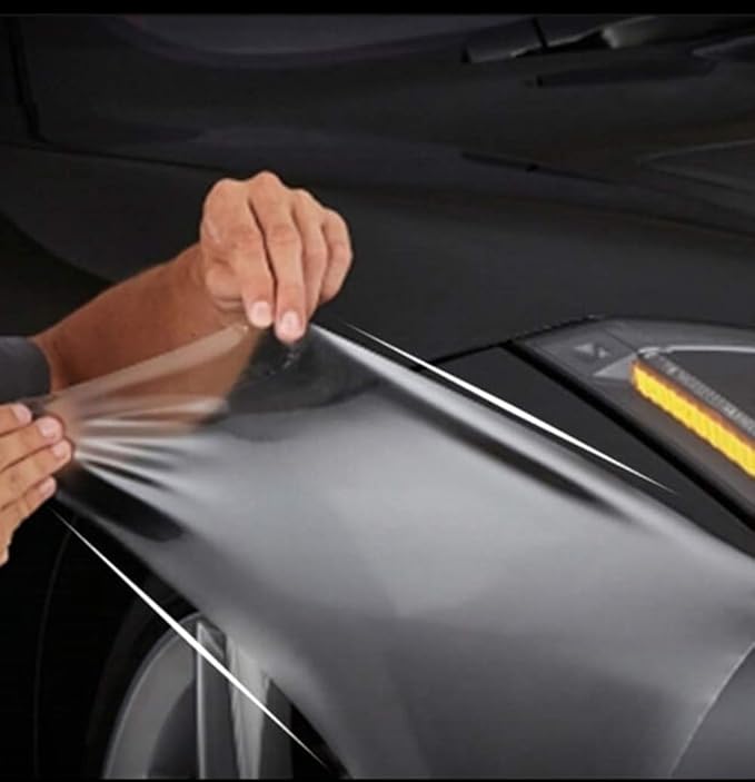 DIYAH Extra Thick Clear Paint Protection Bulk Vinyl Wrap Film with Hand Tools (84" X 48" / 7 FT X 4 FT)