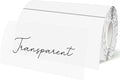 Transparent Thermal Labels Stickers 2x4 Inch, Self-Adhesive Clear Waterproof Thermals Stickers for Logo Design, Transparent Direct Thermal Labels- 200 Sheets