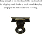 HAHIYO 0.87inch Brown Bulldog Clips Metal File Hinge Binder Clips Clamps Save Space Strong Spring Jaws Rock Solid Grip Book Lay Flat Deburred Edge for Hang Photos Wall Grid Dog Food 30PCS