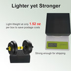 50 Pack 5x5x2'' Small Shipping Boxes, Black Corrugated Cardboard Mailers for Mailing Packaging Small Business(BK552-50)