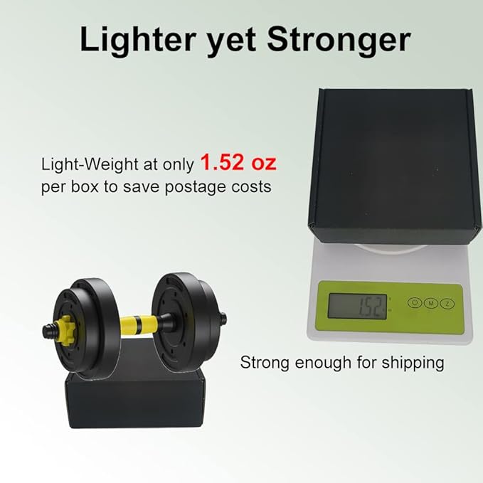 50 Pack 5x5x2'' Small Shipping Boxes, Black Corrugated Cardboard Mailers for Mailing Packaging Small Business(BK552-50)