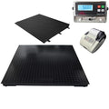 Liberty (48" x 48") Pallet Size Floor Scale - Accurate Pallet Scales with Smart Digital Indicator, Ramp & Printer for Warehouse Shipping and Heavy Duty Industrial Scale - 10,000 lbs x 1 lb