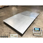 Liberty Scales Galvanized NTEP Heavy Duty Industrial 48" x 48" Floor Scale Accurate Digital Pallet Scales for Warehouse or Shipping Weighing (1000 Ibs x 0.2 Ib)
