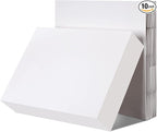 Tudomro 10 Pack 19 x 14 x 4 Inch Cake Box, Cardboard Cake Boxes, Large Rectangle Boxes, Kraft Non Window Bakery Pastry supplies(White)
