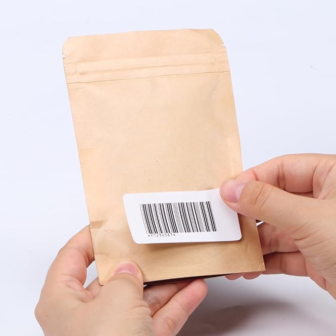 Replace for Brother (2.4 in x 1.1 in) DK-1209 White Label for Small Address/Barcode Labels, Roll of 800 Stickers use with QL-800 Printer, 29 x 62mm (5 Rolls+ 1 Reusable Cartridges)